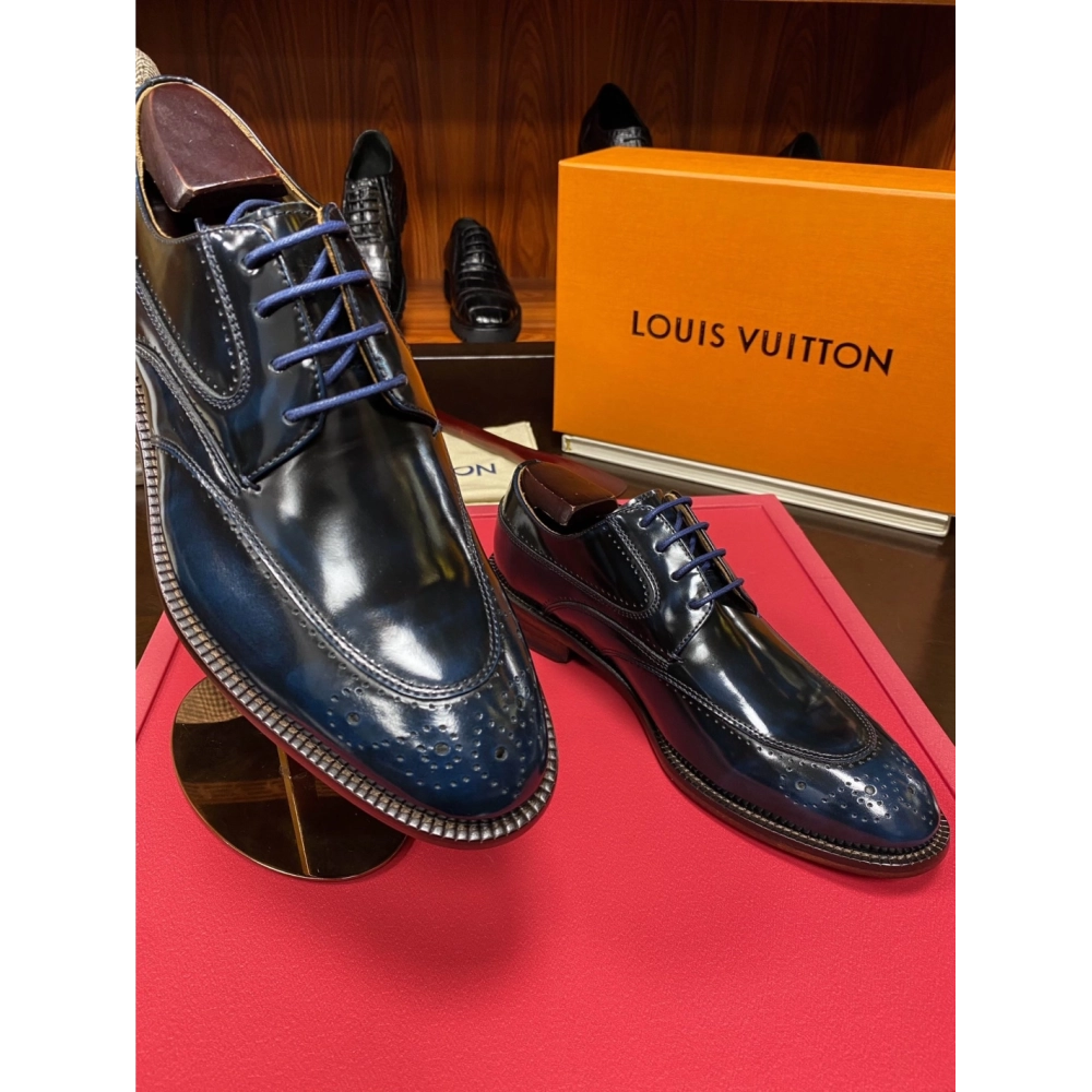 Louis Vuitton leather shoes 080,Louis Vuitton Leather Shoes,LOUIS VUITTON Sneakers,Business Shoes