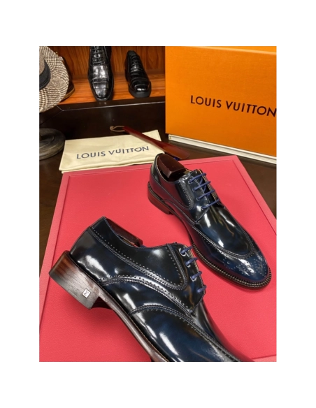 Louis Vuitton leather shoes 080,Louis Vuitton Leather Shoes,LOUIS VUITTON Sneakers,Business Shoes