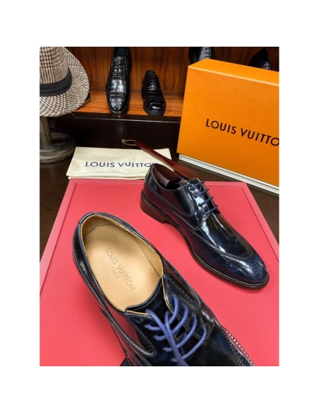 Louis Vuitton leather shoes 080,Louis Vuitton Leather Shoes,LOUIS VUITTON Sneakers,Business Shoes