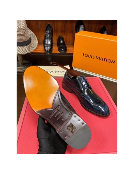 Louis Vuitton leather shoes 080,Louis Vuitton Leather Shoes,LOUIS VUITTON Sneakers,Business Shoes
