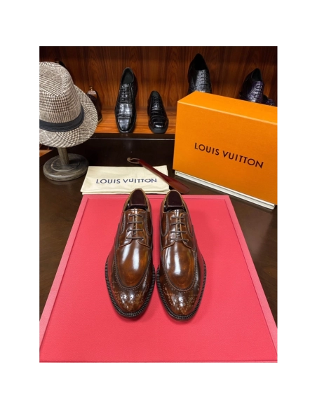 Louis Vuitton leather shoes 081,Louis Vuitton Leather Shoes,LOUIS VUITTON Sneakers,Business Shoes