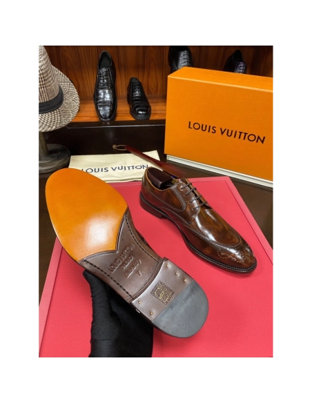 Louis Vuitton leather shoes 081,Louis Vuitton Leather Shoes,LOUIS VUITTON Sneakers,Business Shoes
