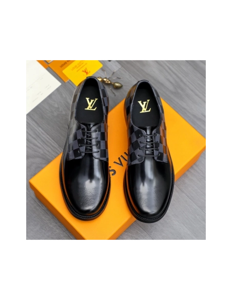 Louis Vuitton leather shoes 082,Louis Vuitton Leather Shoes,LOUIS VUITTON Sneakers,Business Shoes