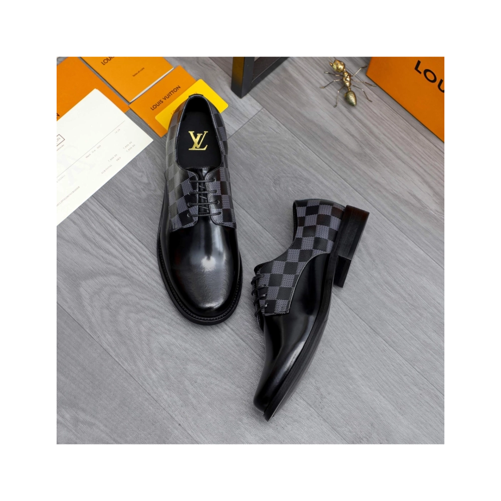 Louis Vuitton leather shoes 082,Louis Vuitton Leather Shoes,LOUIS VUITTON Sneakers,Business Shoes