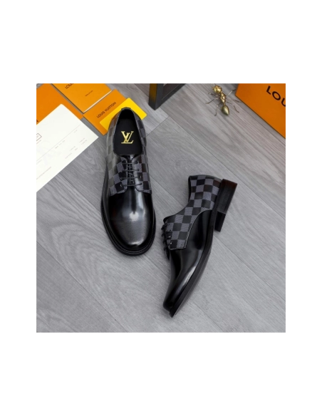 Louis Vuitton leather shoes 082,Louis Vuitton Leather Shoes,LOUIS VUITTON Sneakers,Business Shoes
