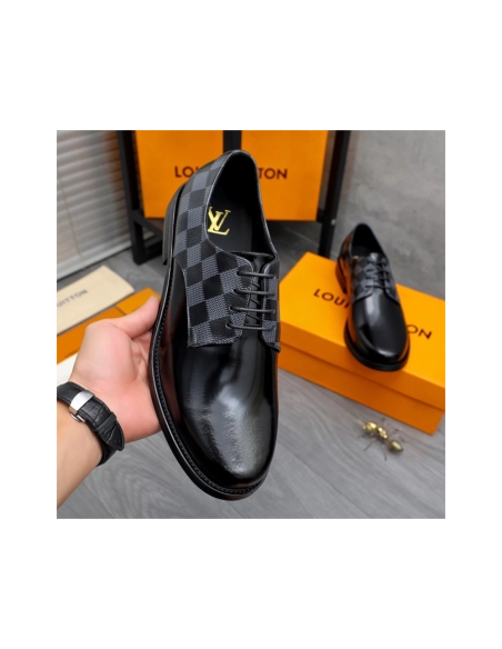 Louis Vuitton leather shoes 082,Louis Vuitton Leather Shoes,LOUIS VUITTON Sneakers,Business Shoes