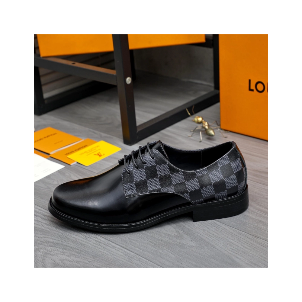 Louis Vuitton leather shoes 082,Louis Vuitton Leather Shoes,LOUIS VUITTON Sneakers,Business Shoes