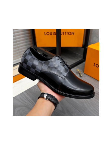 Louis Vuitton leather shoes 082,Louis Vuitton Leather Shoes,LOUIS VUITTON Sneakers,Business Shoes