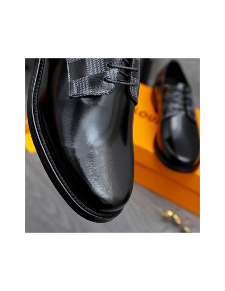 Louis Vuitton leather shoes 082,Louis Vuitton Leather Shoes,LOUIS VUITTON Sneakers,Business Shoes