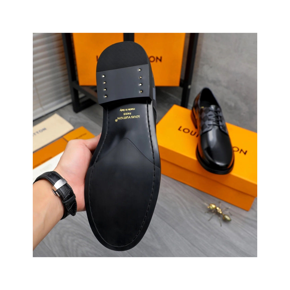 Louis Vuitton leather shoes 082,Louis Vuitton Leather Shoes,LOUIS VUITTON Sneakers,Business Shoes