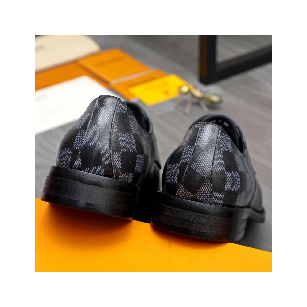 Louis Vuitton leather shoes 082,Louis Vuitton Leather Shoes,LOUIS VUITTON Sneakers,Business Shoes