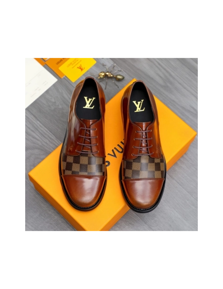 Louis Vuitton leather shoes 083,Louis Vuitton Leather Shoes,LOUIS VUITTON Sneakers,Business Shoes