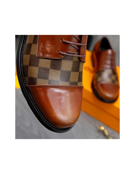 Louis Vuitton leather shoes 083,Louis Vuitton Leather Shoes,LOUIS VUITTON Sneakers,Business Shoes