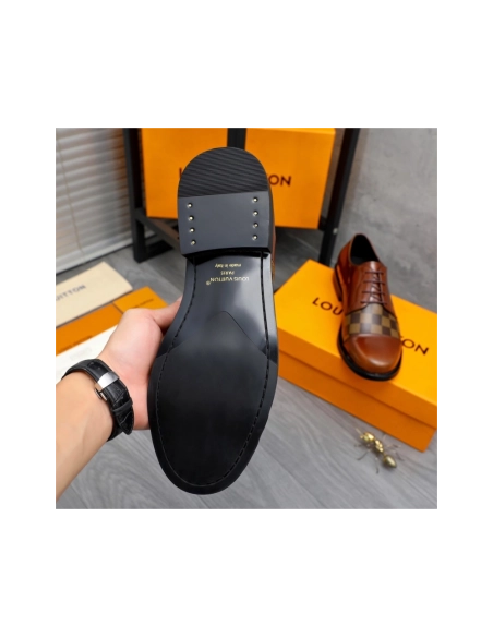 Louis Vuitton leather shoes 083,Louis Vuitton Leather Shoes,LOUIS VUITTON Sneakers,Business Shoes