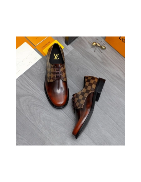 Louis Vuitton leather shoes 084,Louis Vuitton Leather Shoes,LOUIS VUITTON Sneakers,Business Shoes