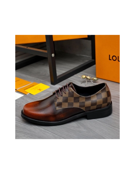 Louis Vuitton leather shoes 084,Louis Vuitton Leather Shoes,LOUIS VUITTON Sneakers,Business Shoes
