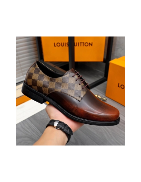 Louis Vuitton leather shoes 084,Louis Vuitton Leather Shoes,LOUIS VUITTON Sneakers,Business Shoes