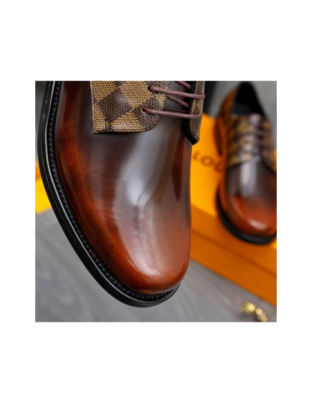 Louis Vuitton leather shoes 084,Louis Vuitton Leather Shoes,LOUIS VUITTON Sneakers,Business Shoes