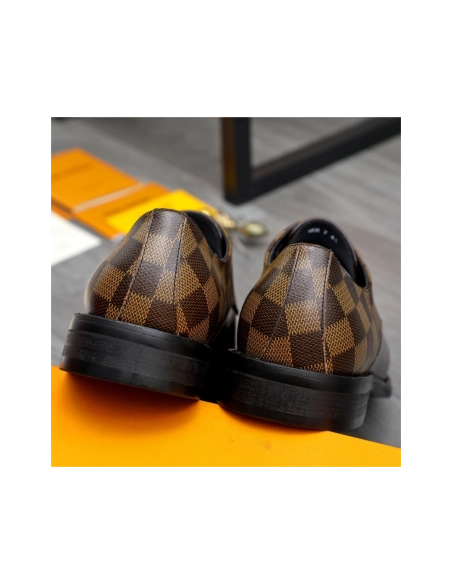 Louis Vuitton leather shoes 084,Louis Vuitton Leather Shoes,LOUIS VUITTON Sneakers,Business Shoes