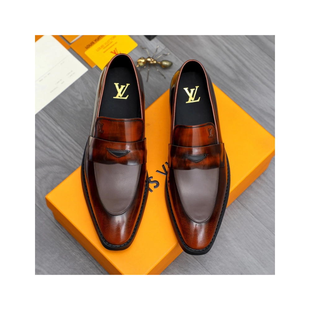 Louis Vuitton leather shoes 085,Louis Vuitton Leather Shoes,LOUIS VUITTON Sneakers,Business Shoes