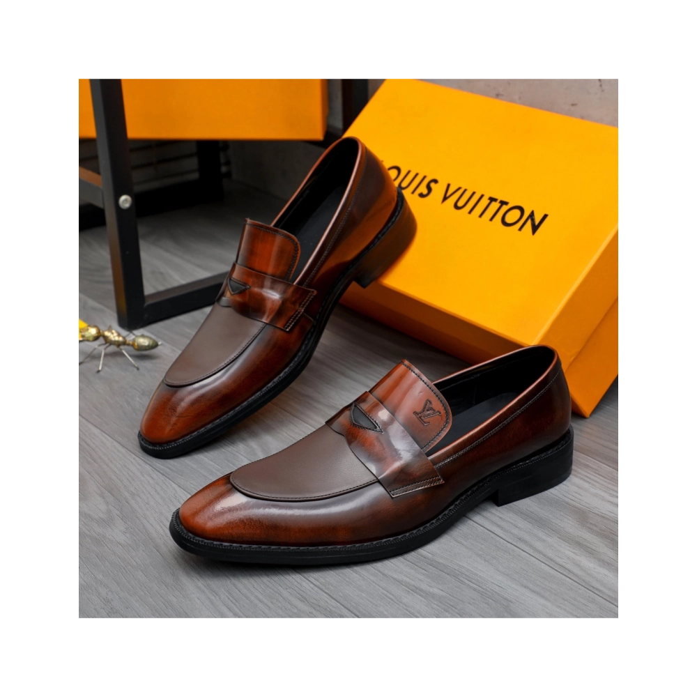 Louis Vuitton leather shoes 085,Louis Vuitton Leather Shoes,LOUIS VUITTON Sneakers,Business Shoes