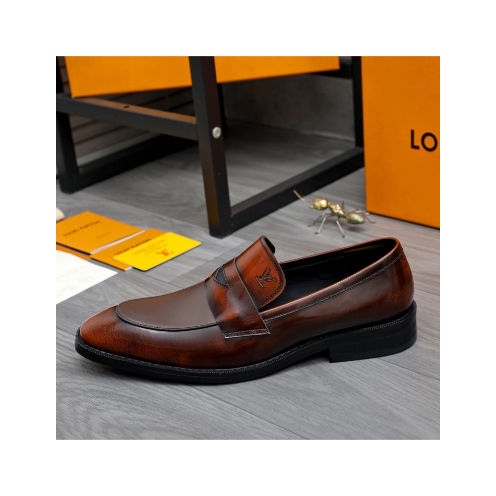 Louis Vuitton leather shoes 085,Louis Vuitton Leather Shoes,LOUIS VUITTON Sneakers,Business Shoes