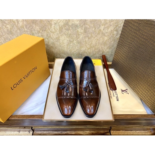 Louis Vuitton leather shoes 086,Louis Vuitton Leather Shoes,LOUIS VUITTON Sneakers,Business Shoes