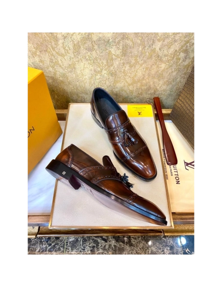 Louis Vuitton leather shoes 086,Louis Vuitton Leather Shoes,LOUIS VUITTON Sneakers,Business Shoes