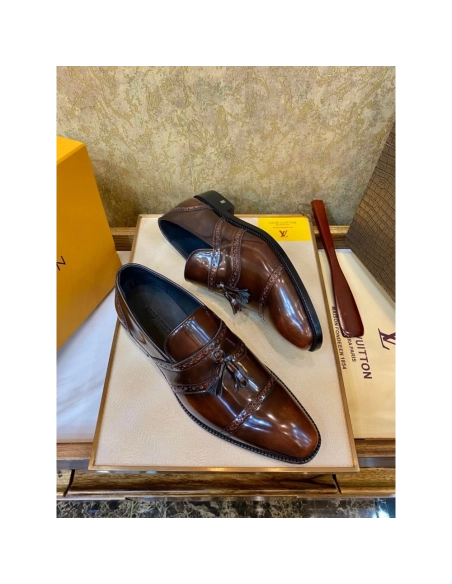 Louis Vuitton leather shoes 086,Louis Vuitton Leather Shoes,LOUIS VUITTON Sneakers,Business Shoes