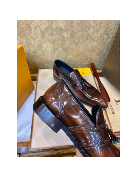 Louis Vuitton leather shoes 086,Louis Vuitton Leather Shoes,LOUIS VUITTON Sneakers,Business Shoes