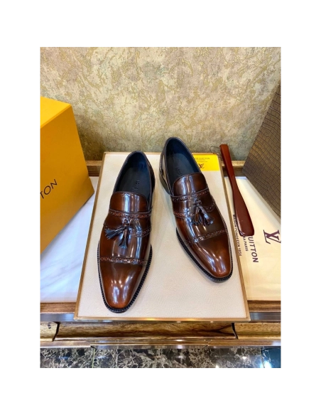 Louis Vuitton leather shoes 086,Louis Vuitton Leather Shoes,LOUIS VUITTON Sneakers,Business Shoes