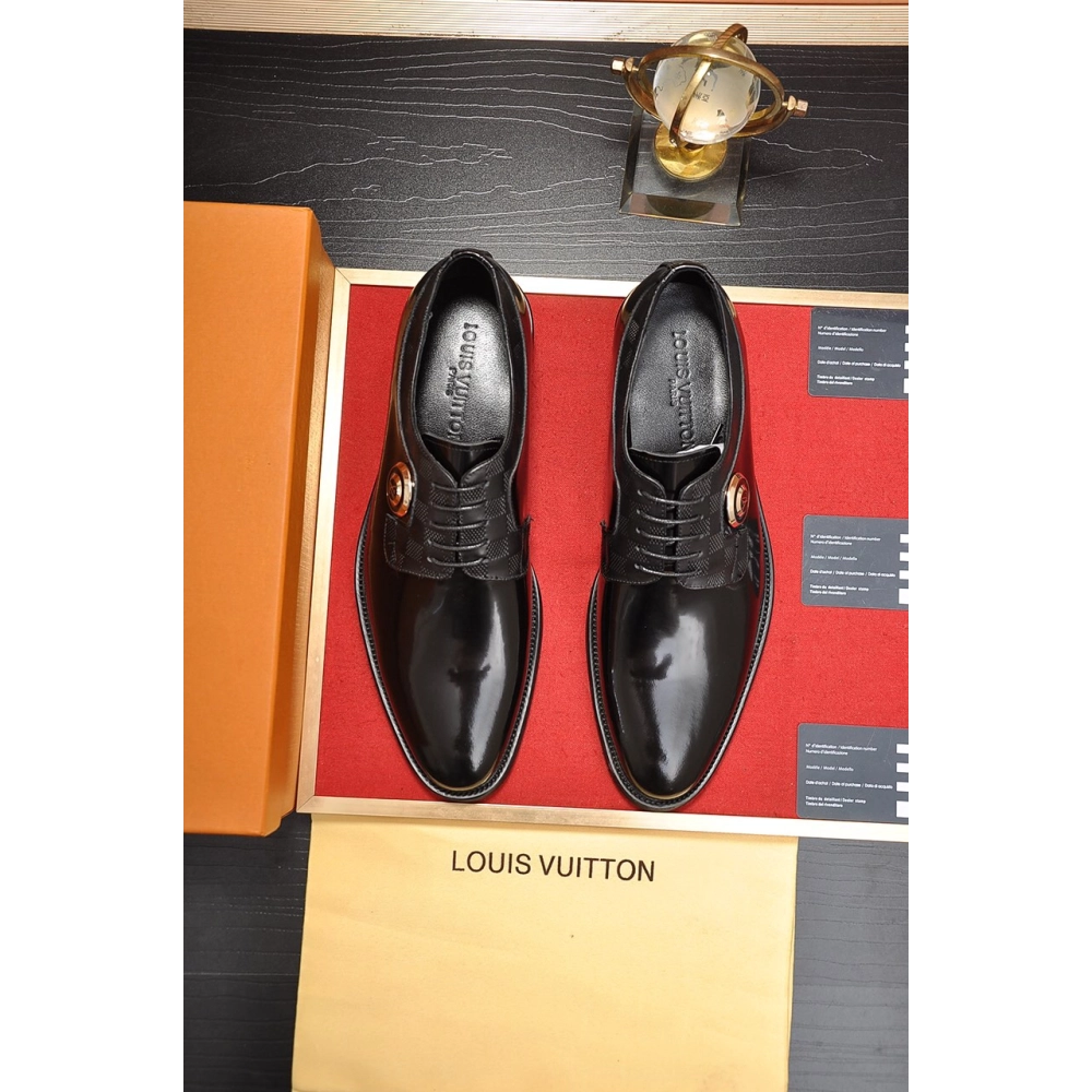 Louis Vuitton leather shoes 087,Louis Vuitton Leather Shoes,LOUIS VUITTON Sneakers,Business Shoes
