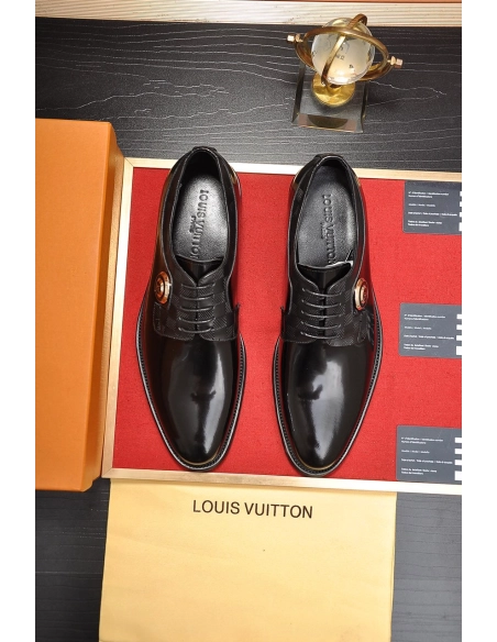 Louis Vuitton leather shoes 087,Louis Vuitton Leather Shoes,LOUIS VUITTON Sneakers,Business Shoes