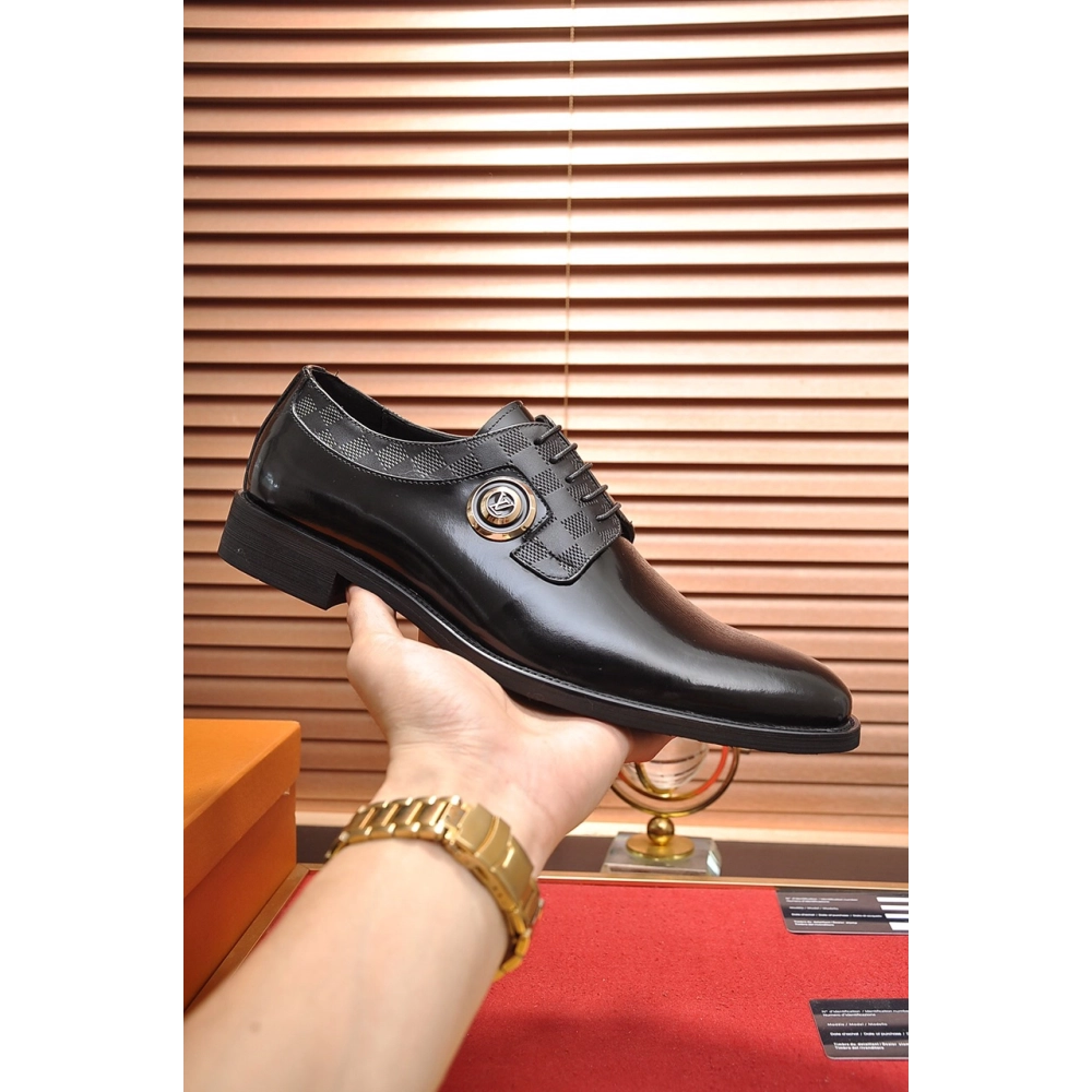 Louis Vuitton leather shoes 087,Louis Vuitton Leather Shoes,LOUIS VUITTON Sneakers,Business Shoes