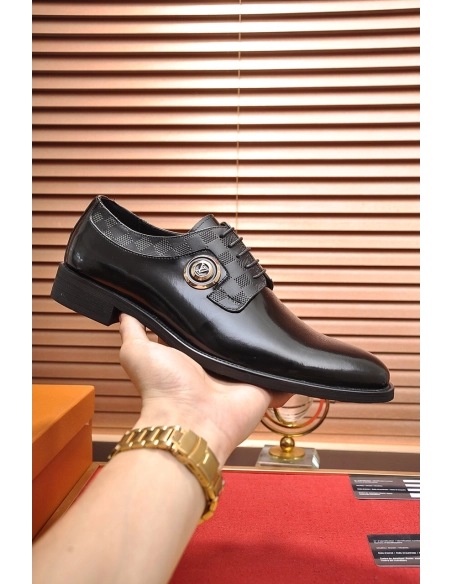 Louis Vuitton leather shoes 087,Louis Vuitton Leather Shoes,LOUIS VUITTON Sneakers,Business Shoes