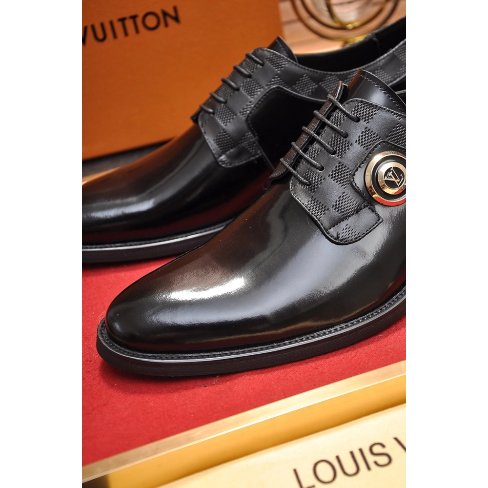 Louis Vuitton leather shoes 087,Louis Vuitton Leather Shoes,LOUIS VUITTON Sneakers,Business Shoes