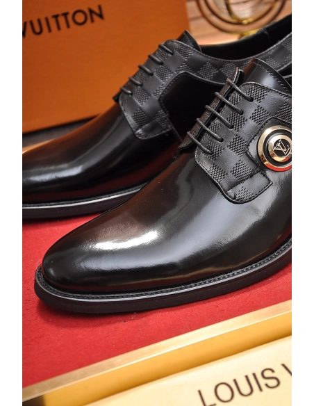 Louis Vuitton leather shoes 087,Louis Vuitton Leather Shoes,LOUIS VUITTON Sneakers,Business Shoes