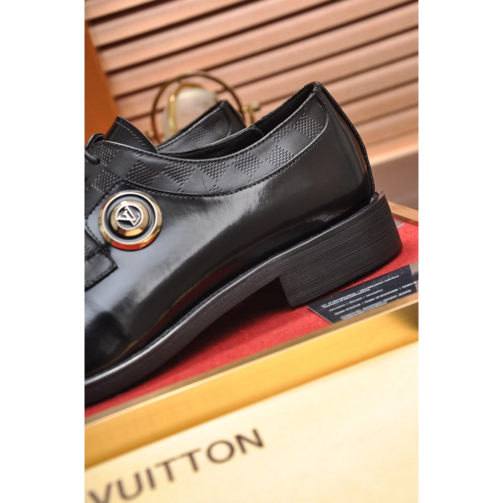 Louis Vuitton leather shoes 087,Louis Vuitton Leather Shoes,LOUIS VUITTON Sneakers,Business Shoes