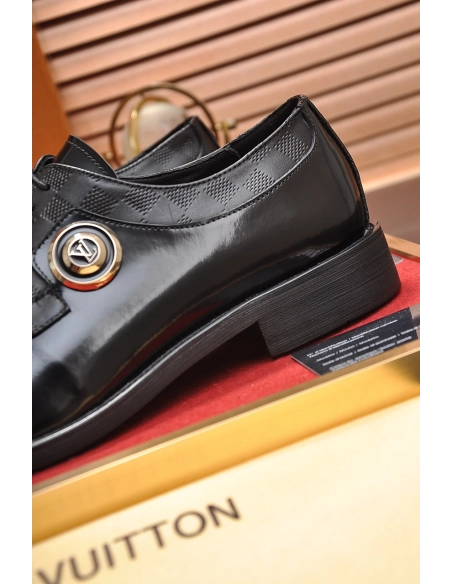 Louis Vuitton leather shoes 087,Louis Vuitton Leather Shoes,LOUIS VUITTON Sneakers,Business Shoes