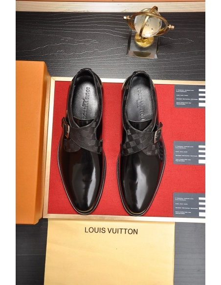 Louis Vuitton leather shoes 088,Louis Vuitton Leather Shoes,LOUIS VUITTON Sneakers,Business Shoes