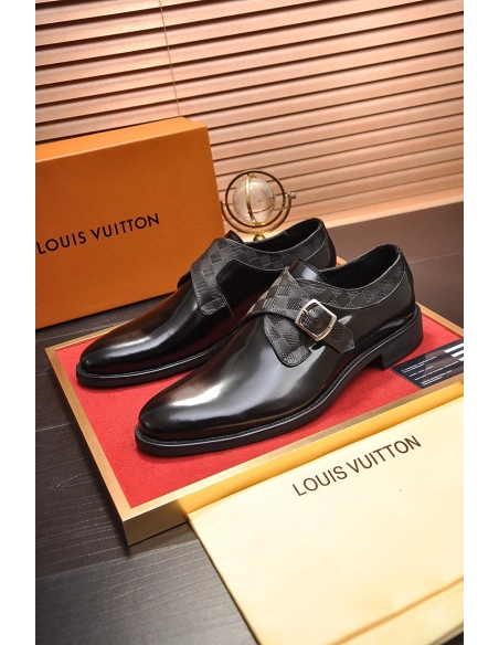 Louis Vuitton leather shoes 088,Louis Vuitton Leather Shoes,LOUIS VUITTON Sneakers,Business Shoes