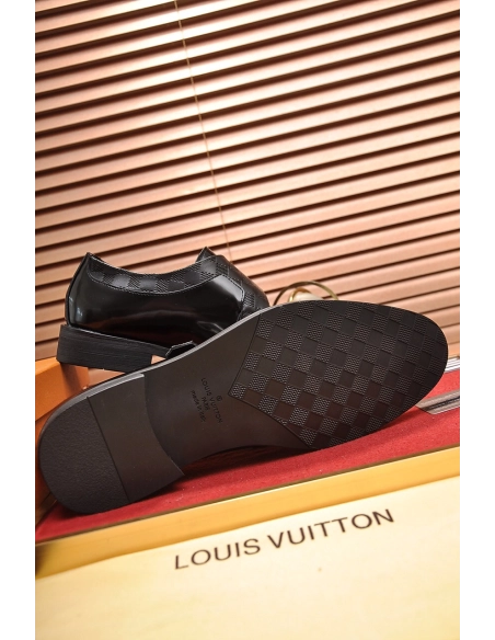 Louis Vuitton leather shoes 088,Louis Vuitton Leather Shoes,LOUIS VUITTON Sneakers,Business Shoes