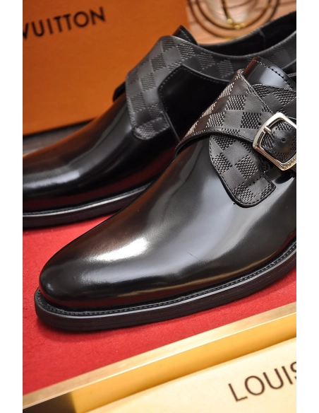 Louis Vuitton leather shoes 088,Louis Vuitton Leather Shoes,LOUIS VUITTON Sneakers,Business Shoes