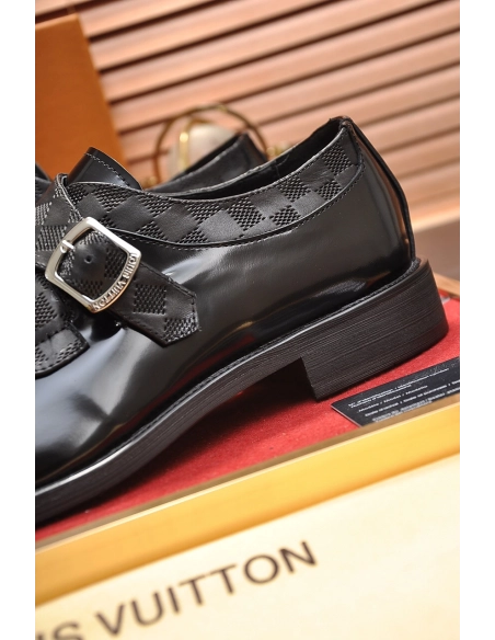 Louis Vuitton leather shoes 088,Louis Vuitton Leather Shoes,LOUIS VUITTON Sneakers,Business Shoes