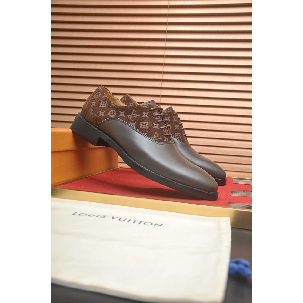 Louis Vuitton leather shoes 089,Louis Vuitton Leather Shoes,LOUIS VUITTON Sneakers,Business Shoes