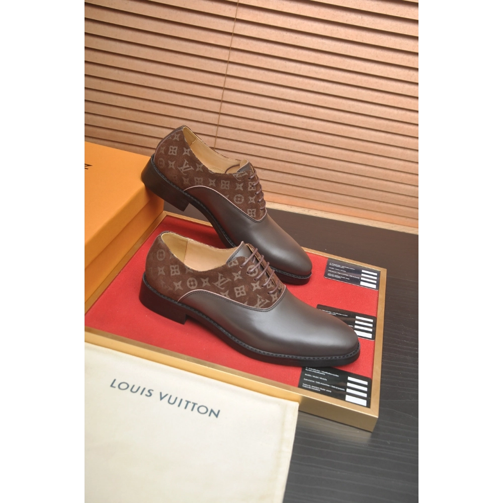 Louis Vuitton leather shoes 089,Louis Vuitton Leather Shoes,LOUIS VUITTON Sneakers,Business Shoes