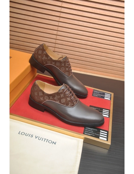 Louis Vuitton leather shoes 089,Louis Vuitton Leather Shoes,LOUIS VUITTON Sneakers,Business Shoes