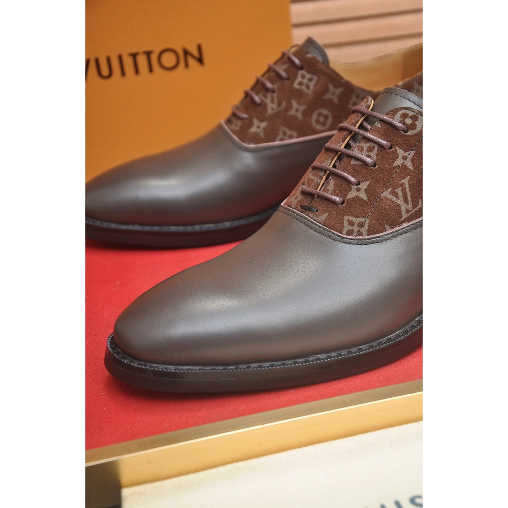 Louis Vuitton leather shoes 089,Louis Vuitton Leather Shoes,LOUIS VUITTON Sneakers,Business Shoes