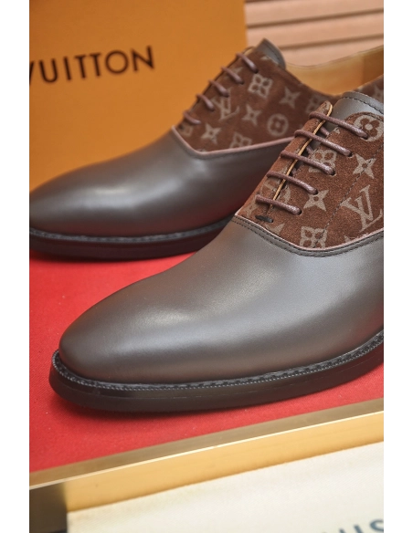 Louis Vuitton leather shoes 089,Louis Vuitton Leather Shoes,LOUIS VUITTON Sneakers,Business Shoes