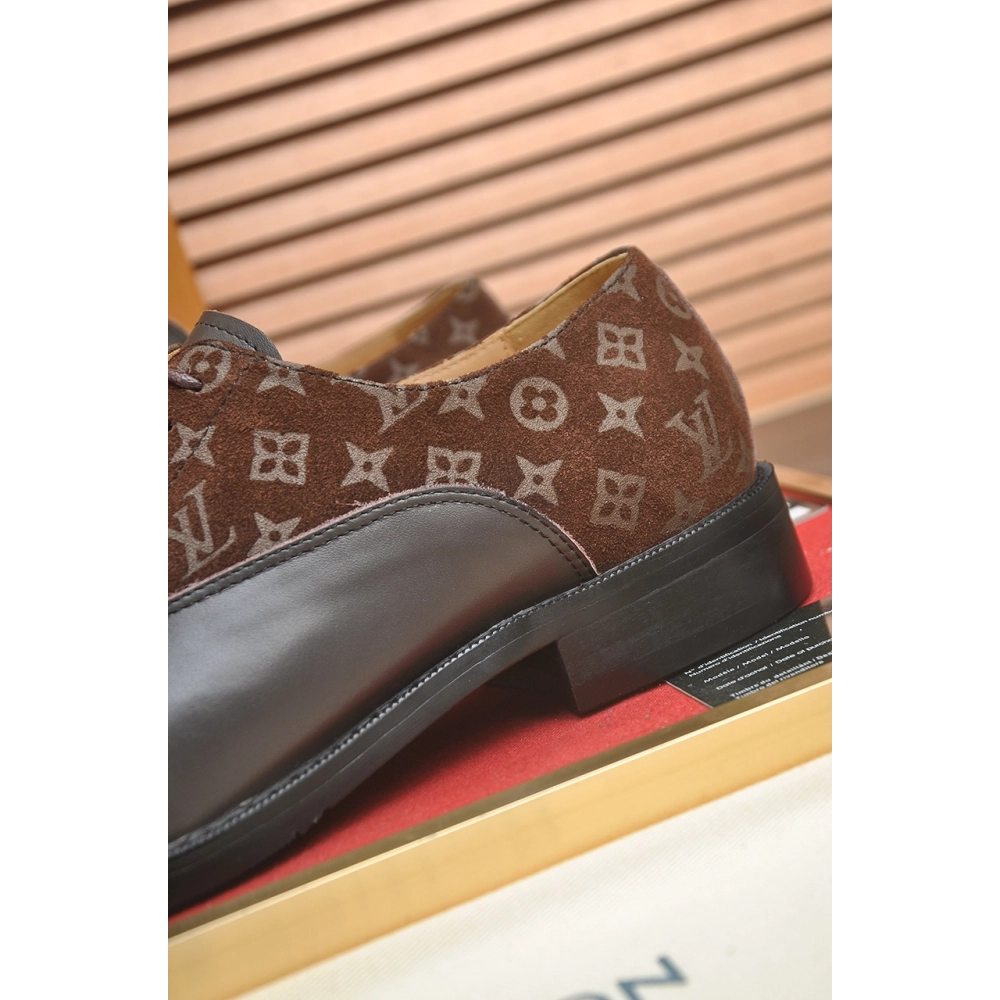 Louis Vuitton leather shoes 089,Louis Vuitton Leather Shoes,LOUIS VUITTON Sneakers,Business Shoes